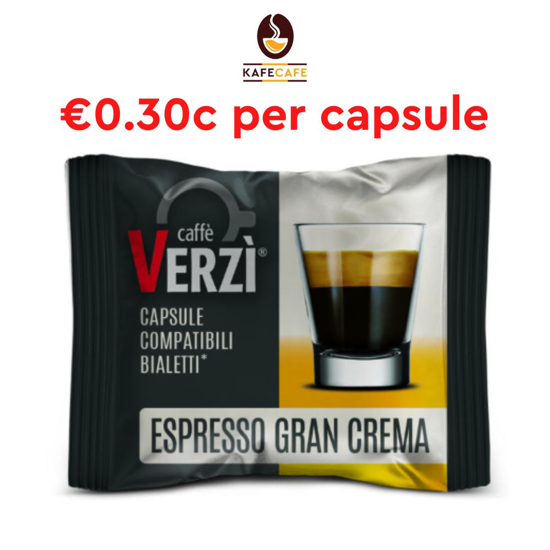 Picture of 50 CAPSULES VERZI BIALETTI ESPRESSO GRAN CREMA